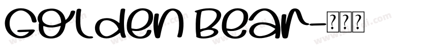 Golden Bear字体转换